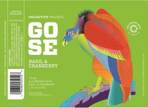 Collective Arts Gose Basil & Cranberry