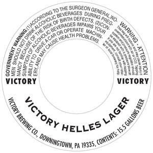 Victory Helles Lager March 2017
