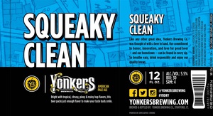 Yonkers Brewing Co. Squeaky Clean March 2017