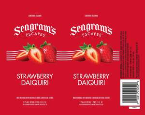 Seagram's Escapes Strawberry Daiquiri March 2017