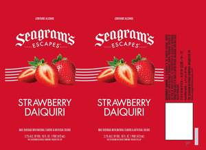 Seagram's Escapes Strawberry Daiquiri March 2017
