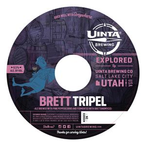 Uinta Brewing Company Brett Tripel March 2017