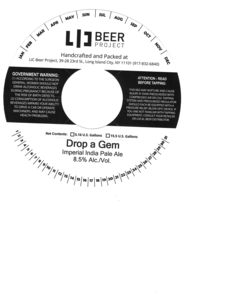 Lic Beer Project Drop A Gem March 2017