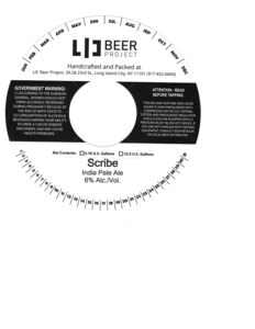 Lic Beer Project Scribe March 2017