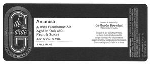 De Garde Brewing Anianish