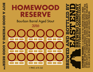 East End Brewing Company Homewood Reserve