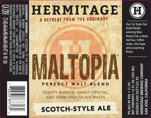 Hermitage Brewing Maltopia Scotch Style Ale March 2017