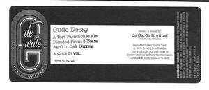 De Garde Brewing Oude Desay