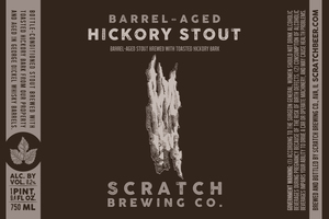 Scratch Brewing Company Barrel-aged Hickory Stout