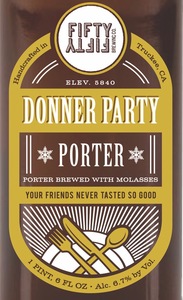 Fiftyfifty Brewing Co. Donner Party Porter