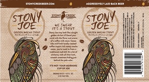 Stony Creek Brewery Stony Joe Stout March 2017