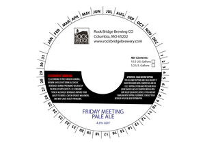 Rock Bridge Brewing Company Friday Meeting Pale Ale