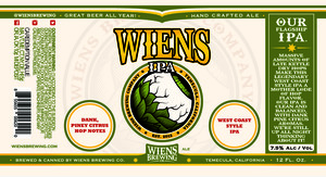 Wiens Brewing Company Wiens IPA