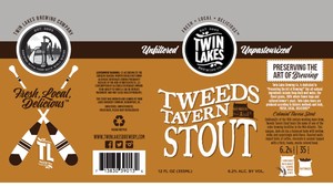 Twin Lakes Brewing Company LP Tweeds Tavern Stout April 2017
