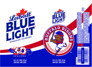 Labatt Blue Light Buffalo Bisons