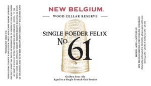 New Belgium Brewing Single Foeder Felix No. 61