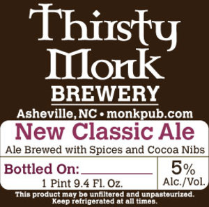 Thirsty Monk New Classic Ale April 2017