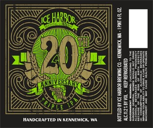 Ice Harbor 20th Anniversary IPA