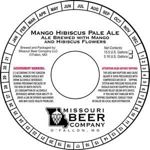 Missouri Beer Company Mango Hibiscus Pale Ale March 2017