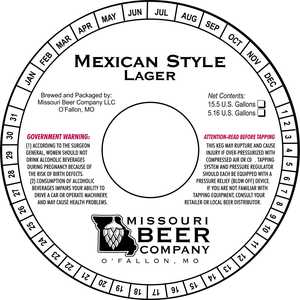 Missouri Beer Company Mexican Style Lager March 2017