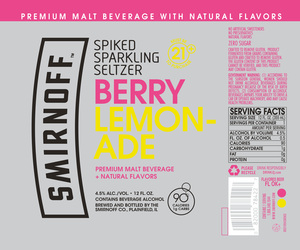 Smirnoff Berry Lemonade