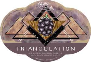 Triangulation Ale Aged In Barrels With Blackberries March 2017