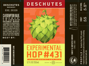 Deschutes Brewery Experimental Hop