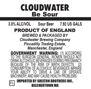Cloudwater Be Sour March 2017