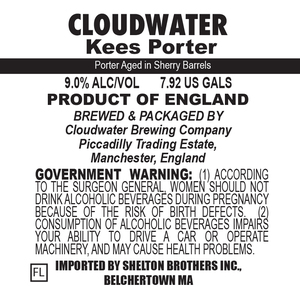 Cloudwater Kees Porter