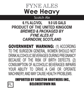 Fyne Ales Wee Heavy March 2017