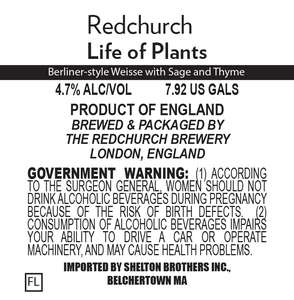 Redchurch Life Of Plants March 2017
