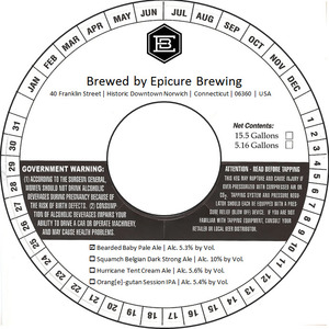 Epicure Brewing Bearded Baby Pale Ale