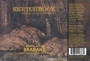 Sketchbook Brewing Co. Barrel-aged Brabant Belgian Style Dark A March 2017
