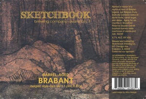 Sketchbook Brewing Co. Barrel-aged Brabant Belgian Style Dark A