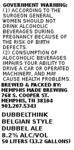 Memphis Made Brewing Dubbelthink