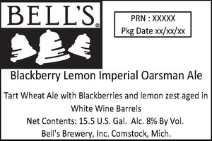 Bell's Blackberry Lemon Imperial Oarsman March 2017