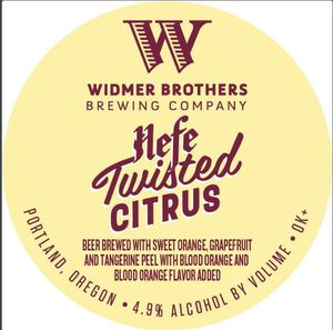 Widmer Brothers Brewing Company Twisted Citrus April 2017