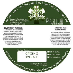 5 Rights Brewing March 2017