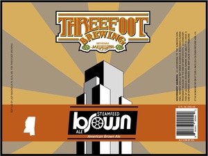 Threefoot Brewing Steamfeed Brown Ale March 2017