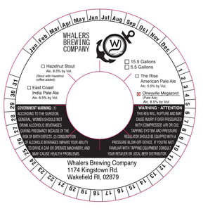 Whalers Brewing Company Olneyville Megazord April 2017