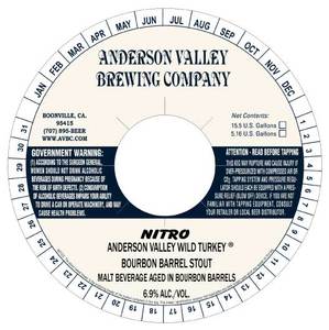 Anderson Valley Brewing Company Nitro Bourbon Barrel Stout March 2017