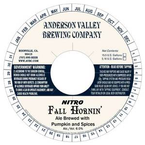 Anderson Valley Brewing Company Nitro Fall Hornin