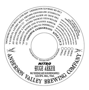 Anderson Valley Brewing Company Nitro Huge Arker