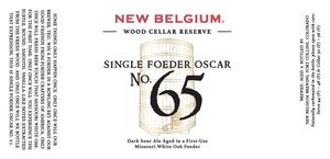 New Belgium Brewing Single Foeder Oscar No. 65