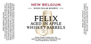New Belgium Brewing Felix Aged In Apple Whiskey Barrels March 2017
