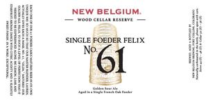 New Belgium Brewing Single Foeder Felix No. 61