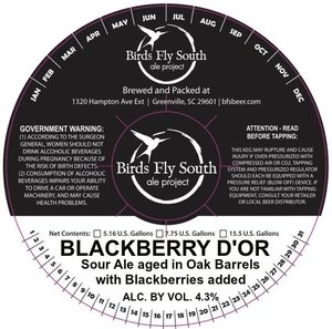Birds Fly South Ale Project Blackberry D'or