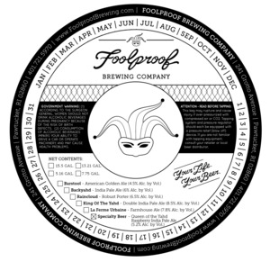 Foolproof Brewing Company Queen Of The Yahd