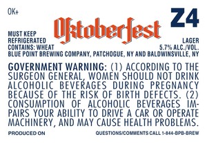 Blue Point Brewing Company Oktoberfest