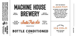 Machine House Brewery India Pale Ale April 2017